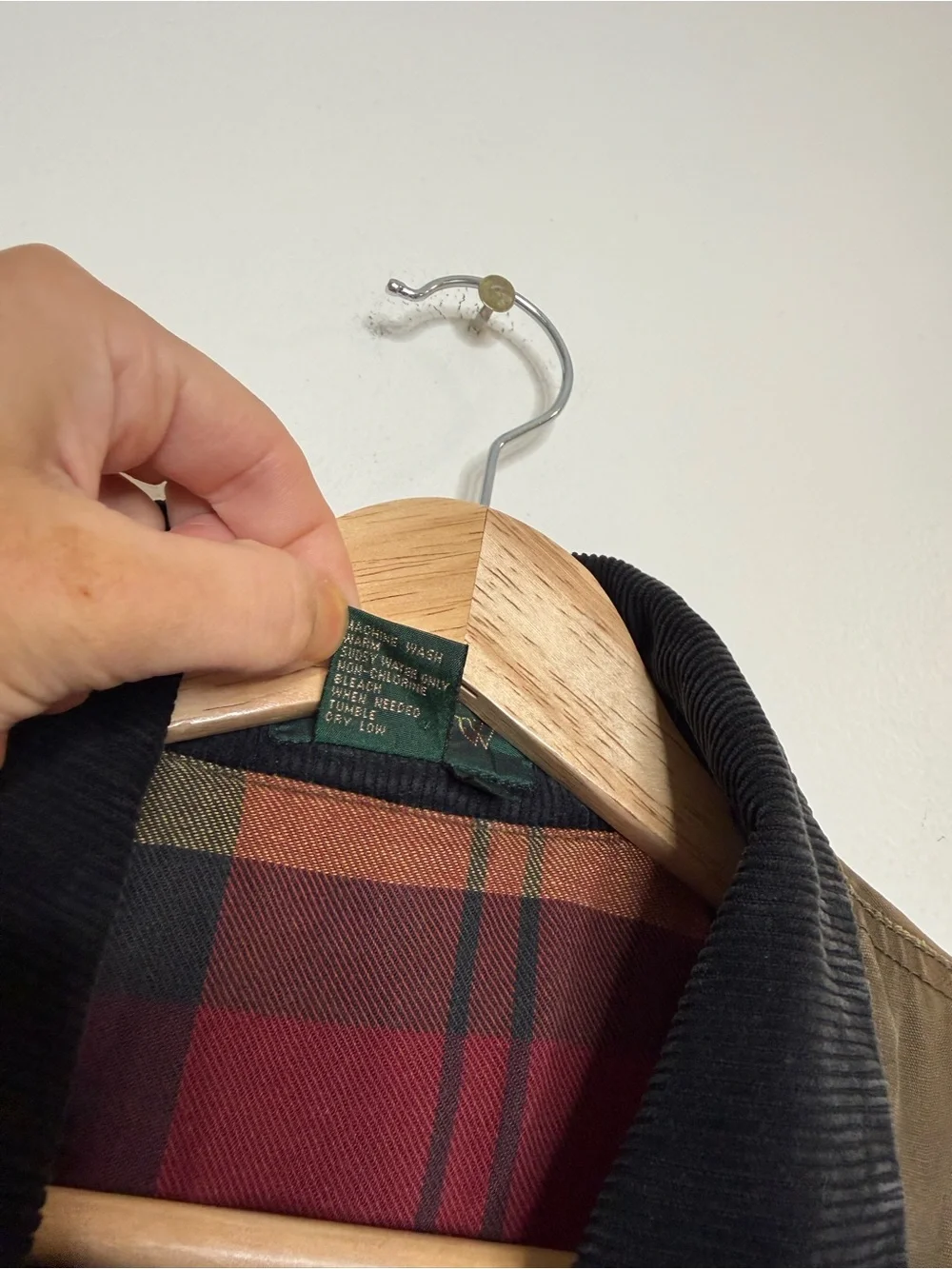 90s vintage J Crew Chore Jacket Work Wear Flannel Lined Cotton Heritage Utility
